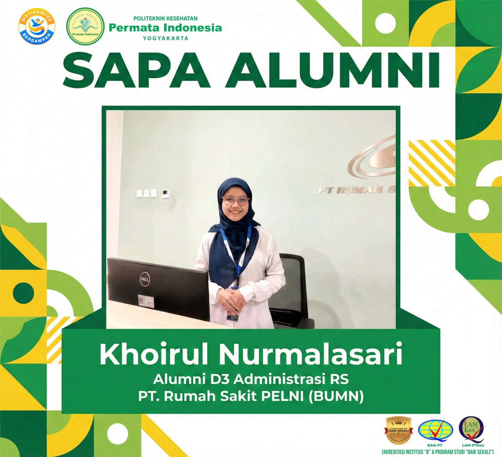 Khoirul Nurmalasari - Alumni D3 Administrasi RS