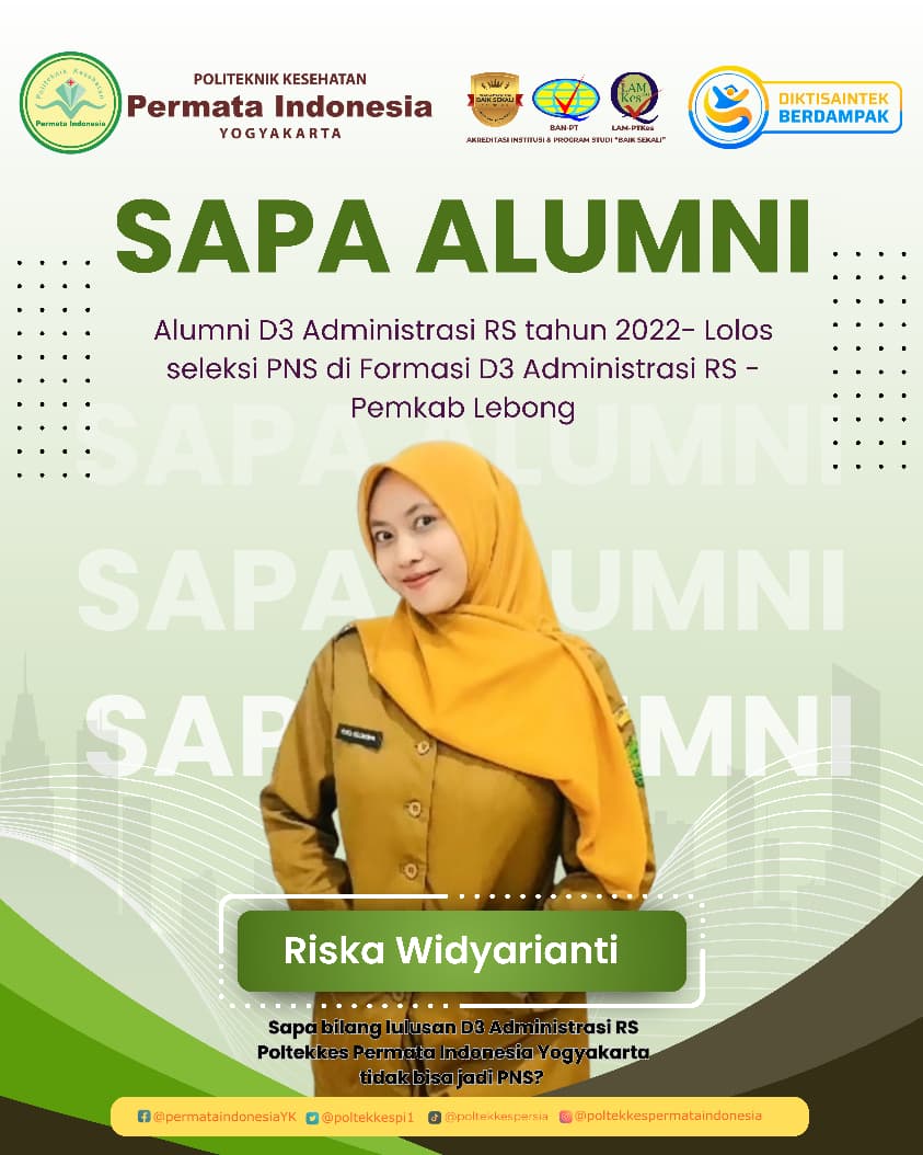 Riska Widyarianti - Alumni D3 Administrasi RS